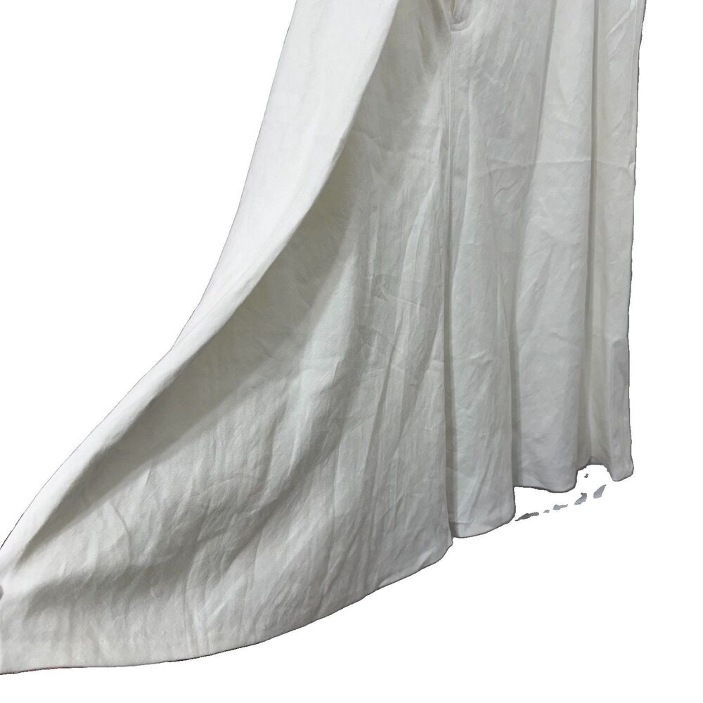 Lauren Ralph Lauren White Linen Maxi Skirt Lined  Women’s Size 20W Coastal NWT - Picture 9 of 11